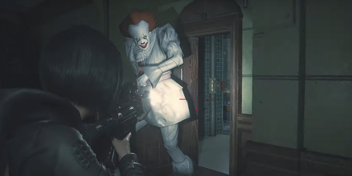 Resident Evil's Mr X just got even worse with this Pennywise mod